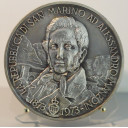 Medaglia emessa da San Marino argento I° Centenario morte Alessandro Manzoni 1973